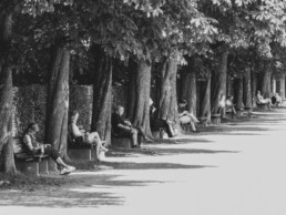 München mal anders Fotoserie - street photography bw