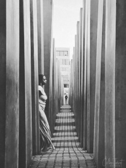 Strassenfotografie und Urbane Geometrie - schwarz weiß - Berlin