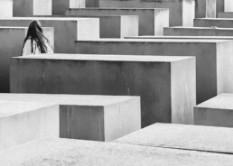 Strassenfotografie und Urbane Geometrie - schwarz weiß - Berlin